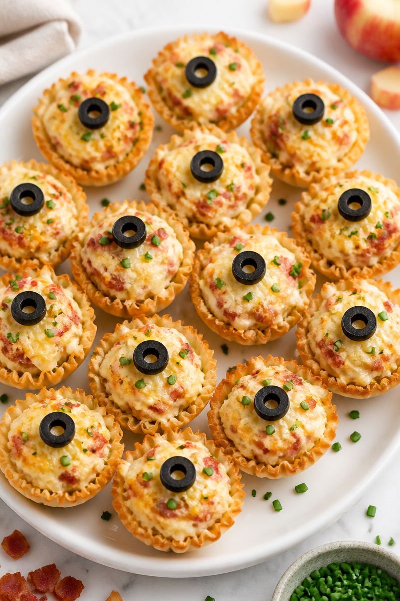 Easy Halloween Phyllo Cup Party Appetizer