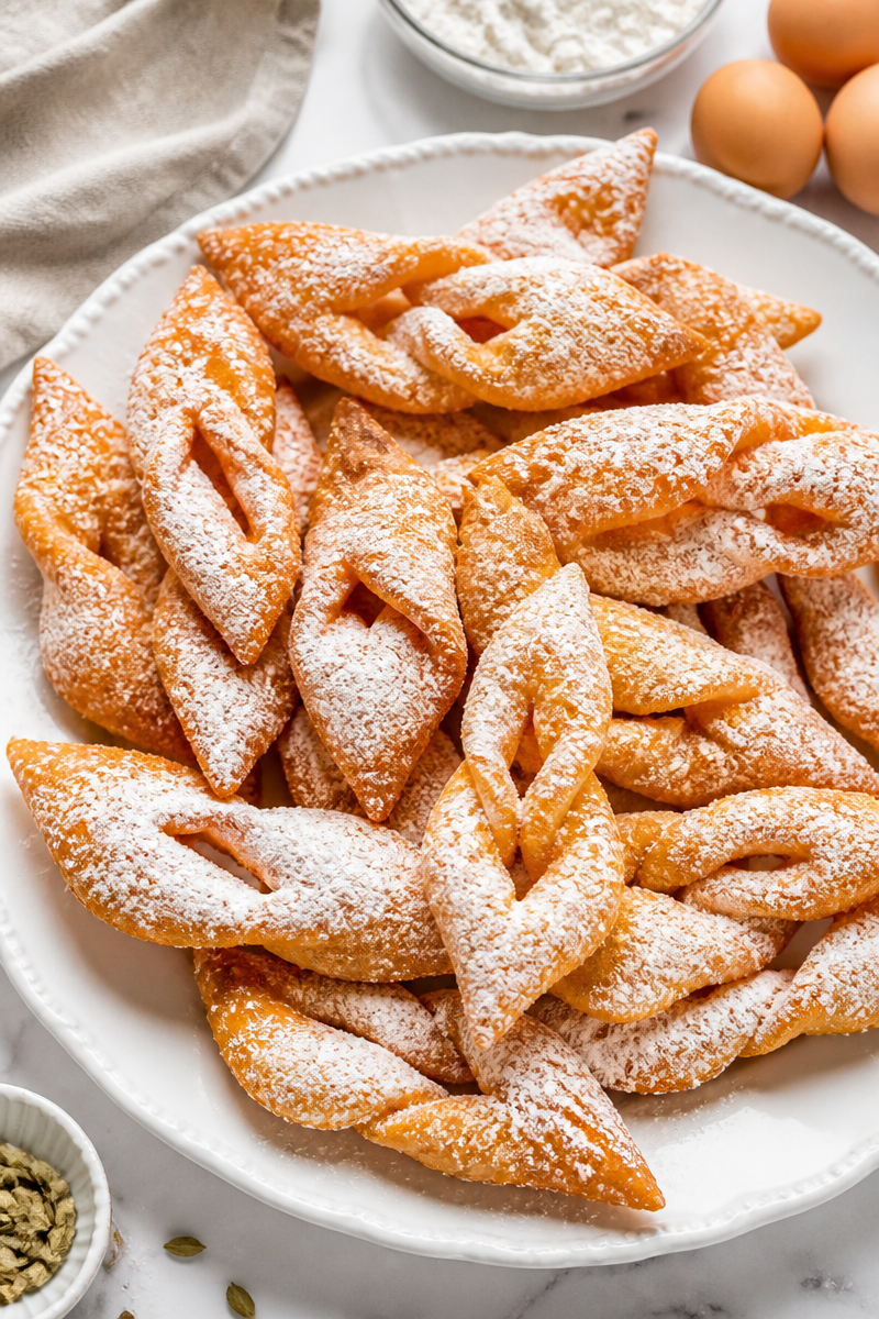 Classic Norwegian Fattigmann Christmas Cookie