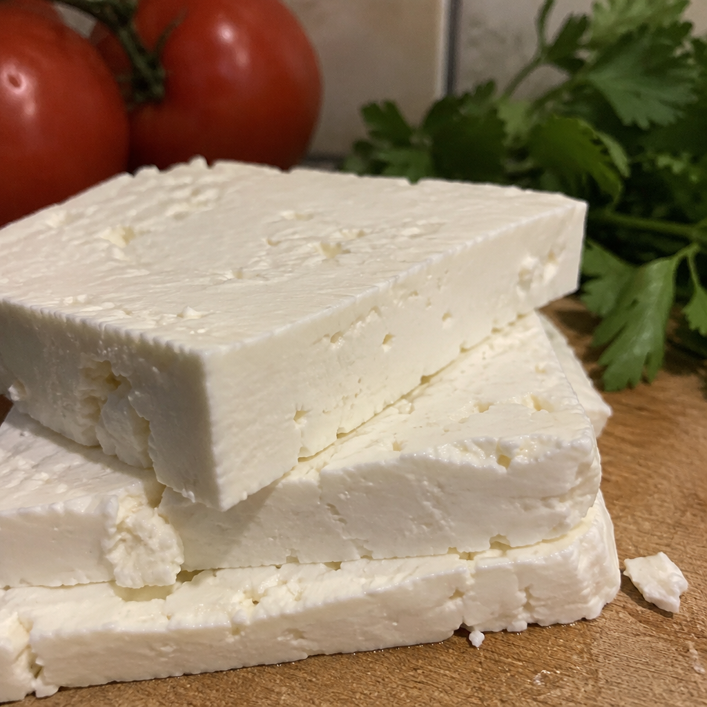 Homemade Feta Cheese