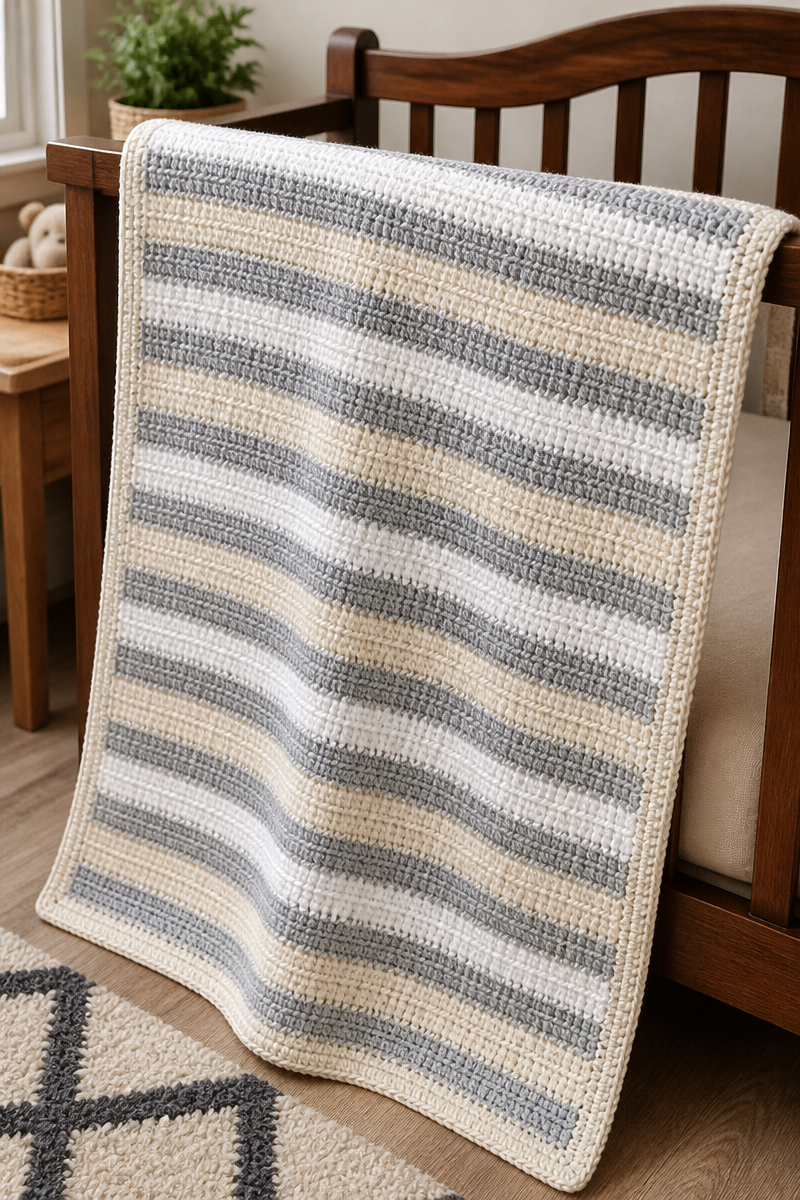 Crochet Mummy Wrap Baby Blanket