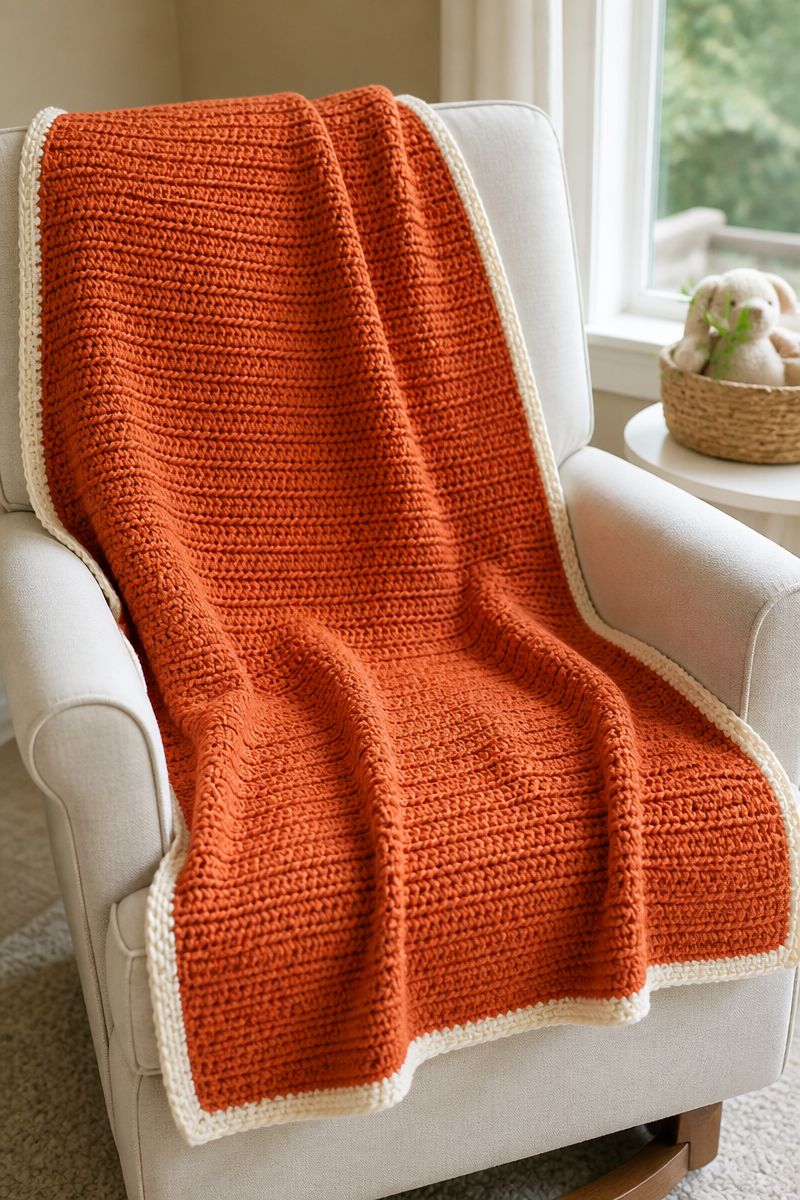 Crochet Sweet Potato Baby Blanket