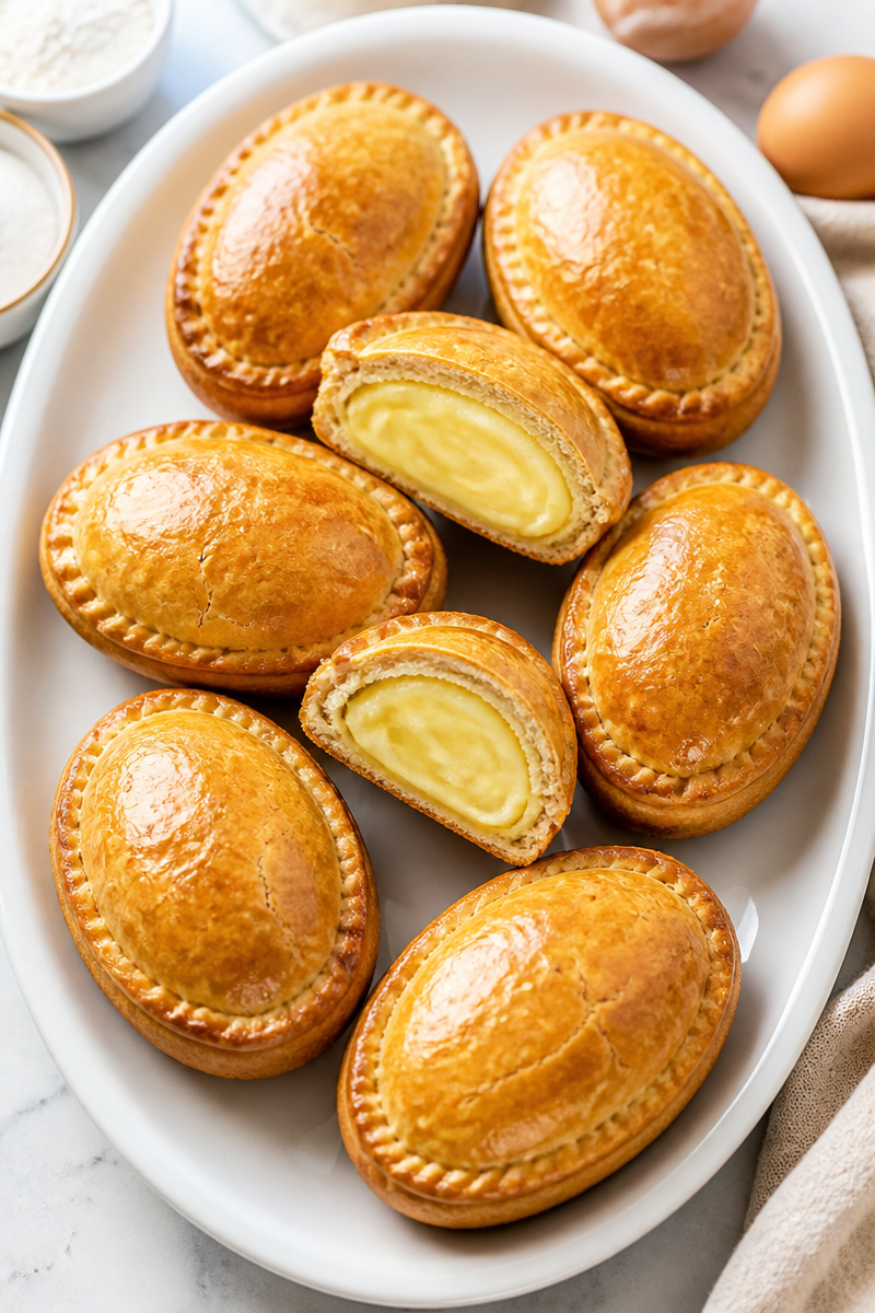 Authentic Italian Pasticciotti with Custard Filling