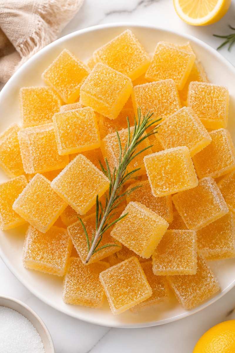 Homemade Pâte de Fruit French Jellies