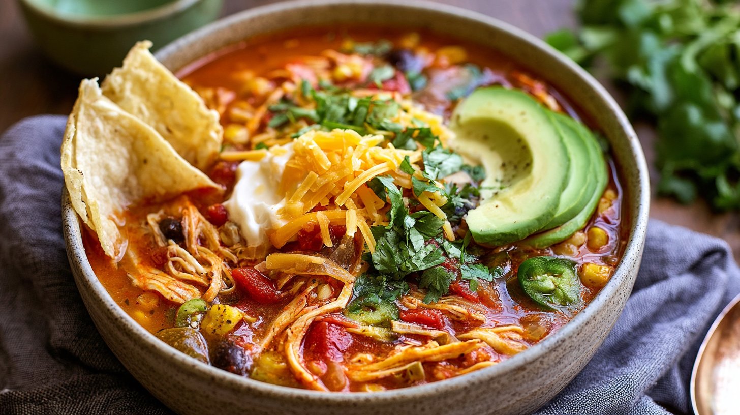 Instant Pot Chicken Tortilla Soup