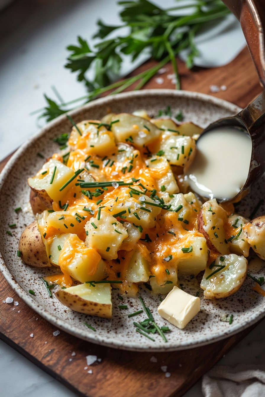 Potato Cheddar Chive Bakes