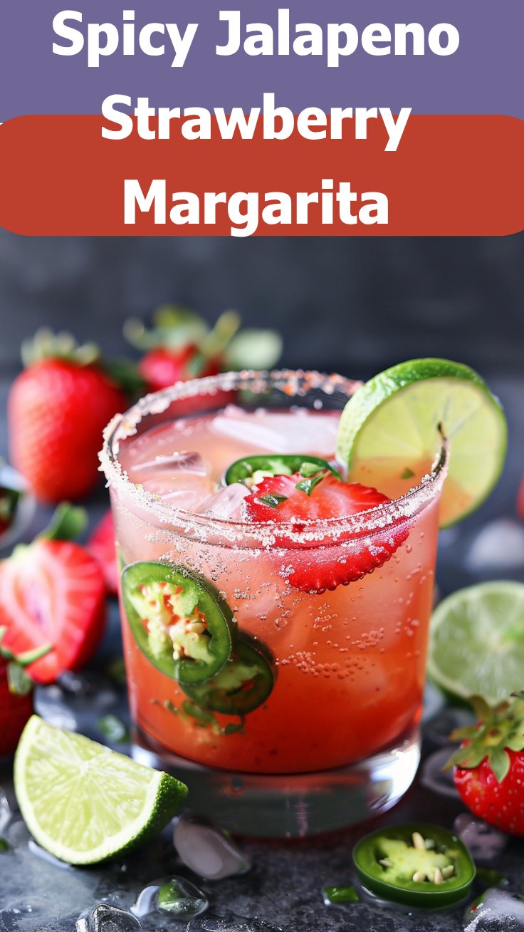 Spicy Strawberry Margarita 2 Spicy Strawberry Margarita