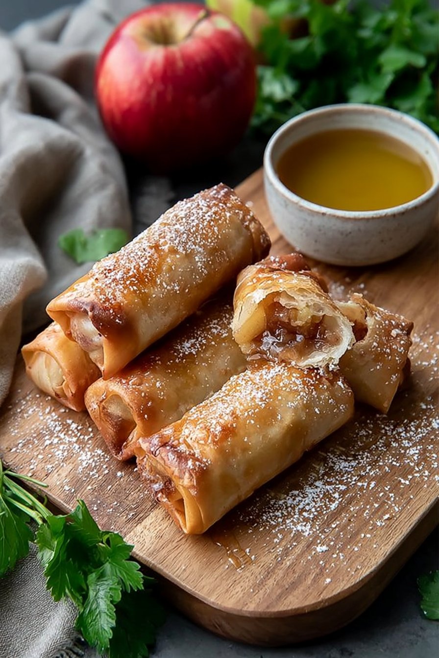 Apple Pie Egg Rolls