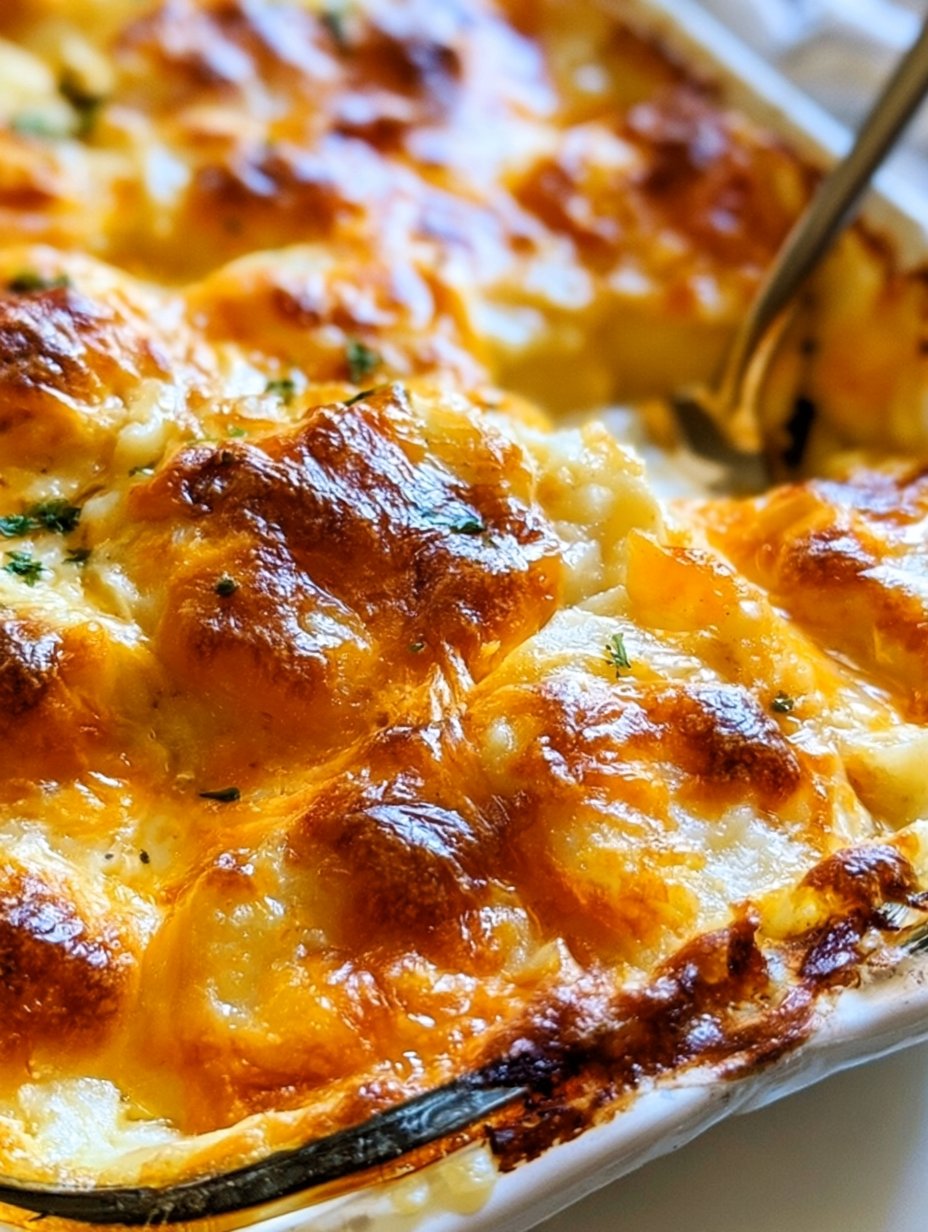 Papas Escalopadas con Queso