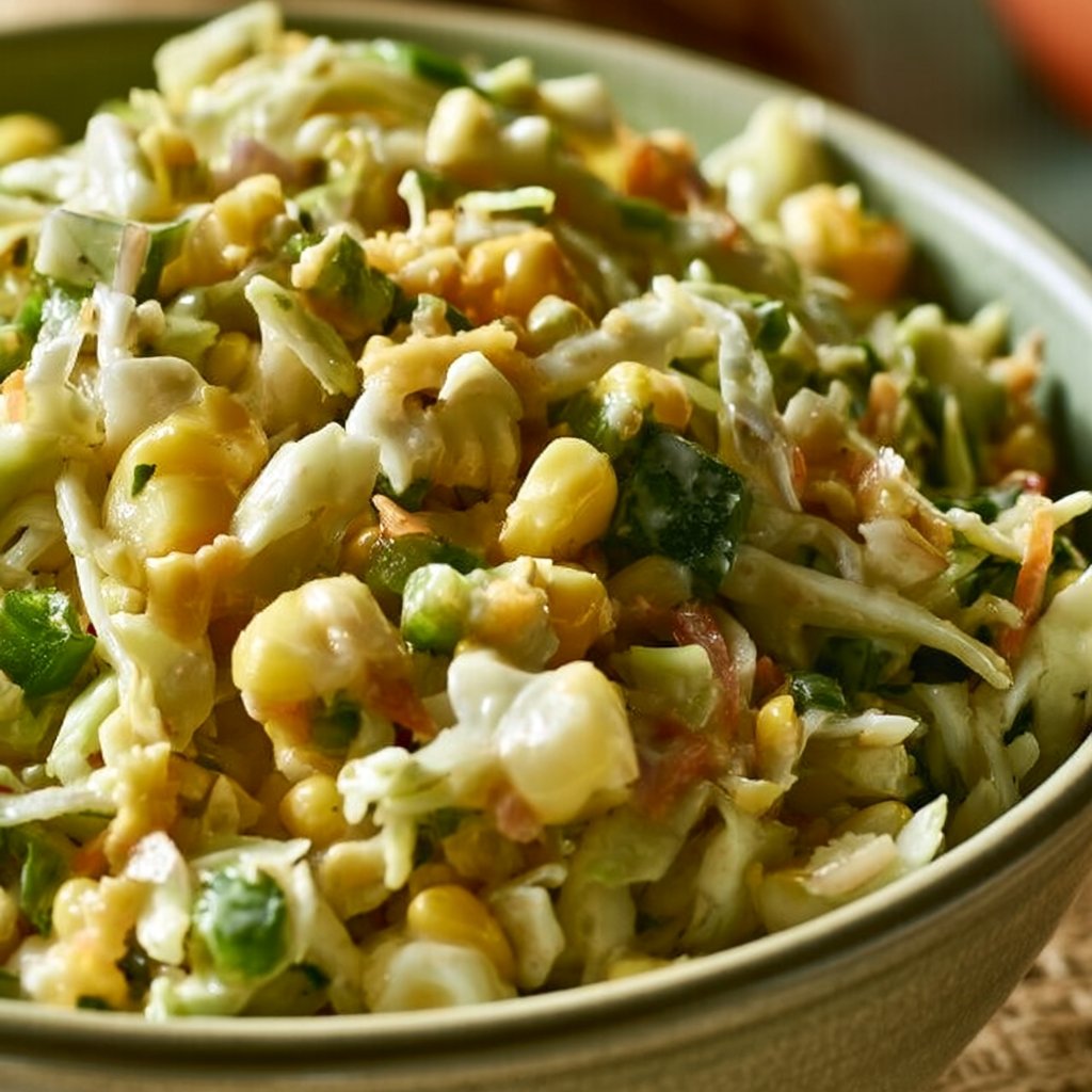 Jalapeño Corn Coleslaw