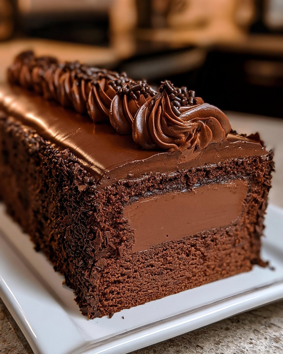 Dreamy Chocolate Fudge Cake