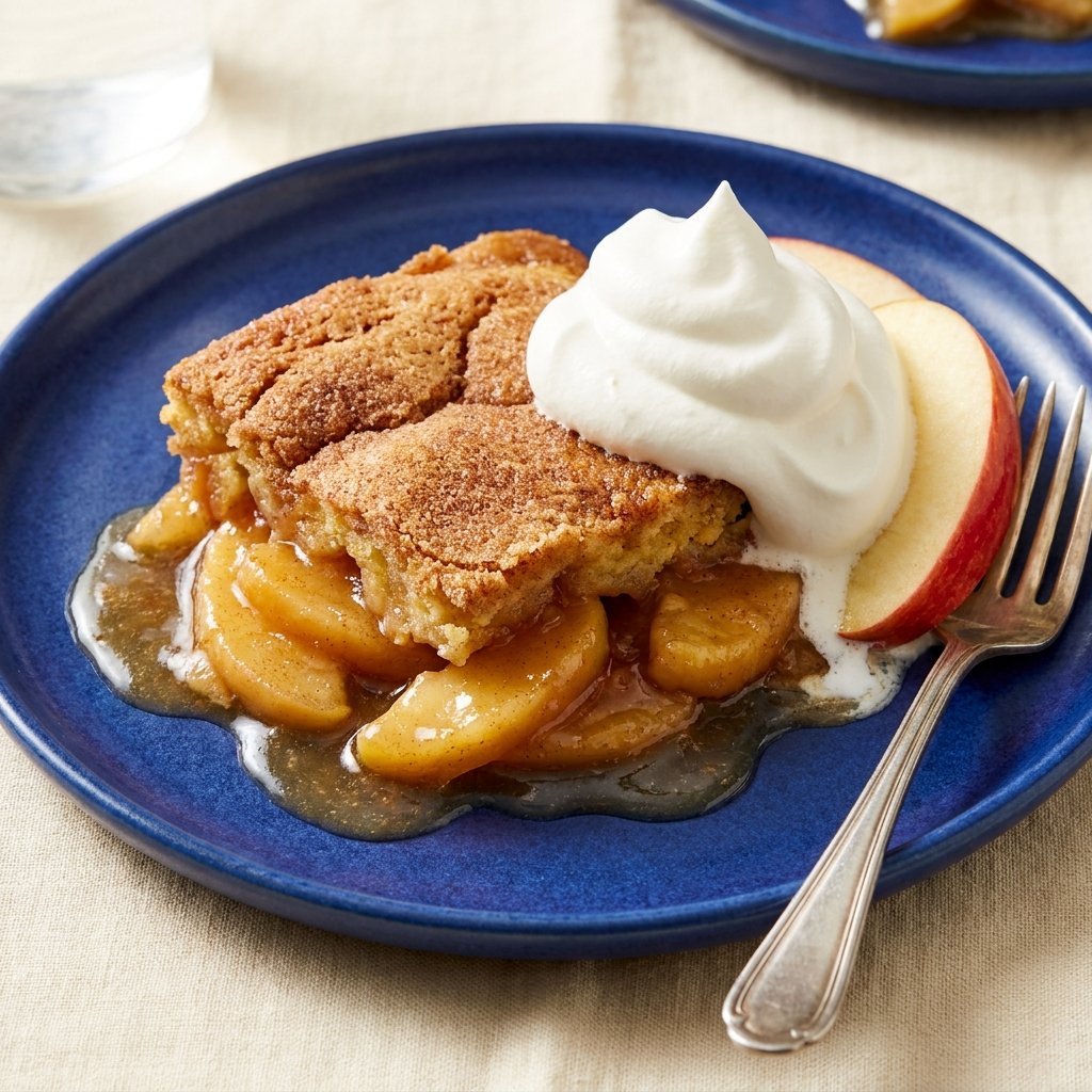 Easy Apple Snickerdoodle Dump Cake