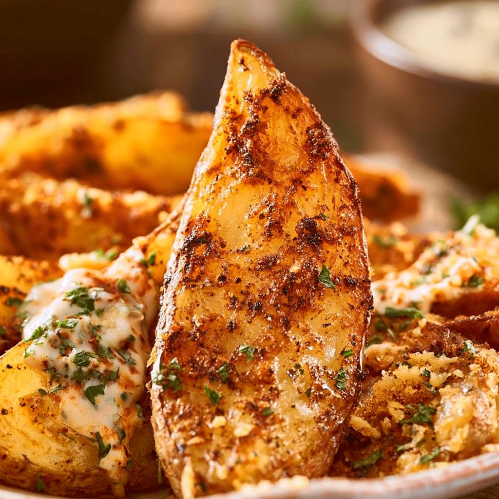 Seasoned Baked Potato Wedges