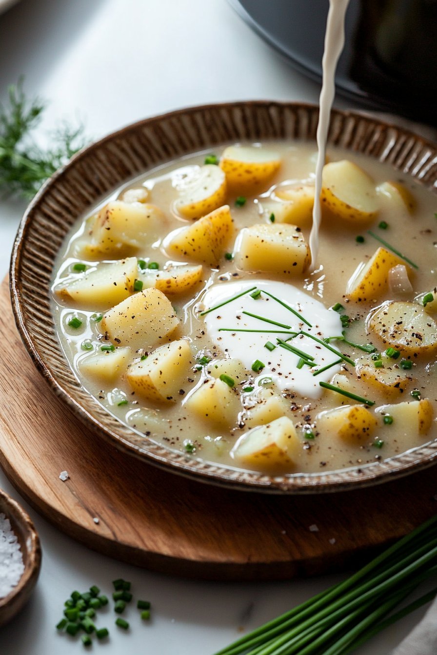 The Best Crockpot Potato Soup
