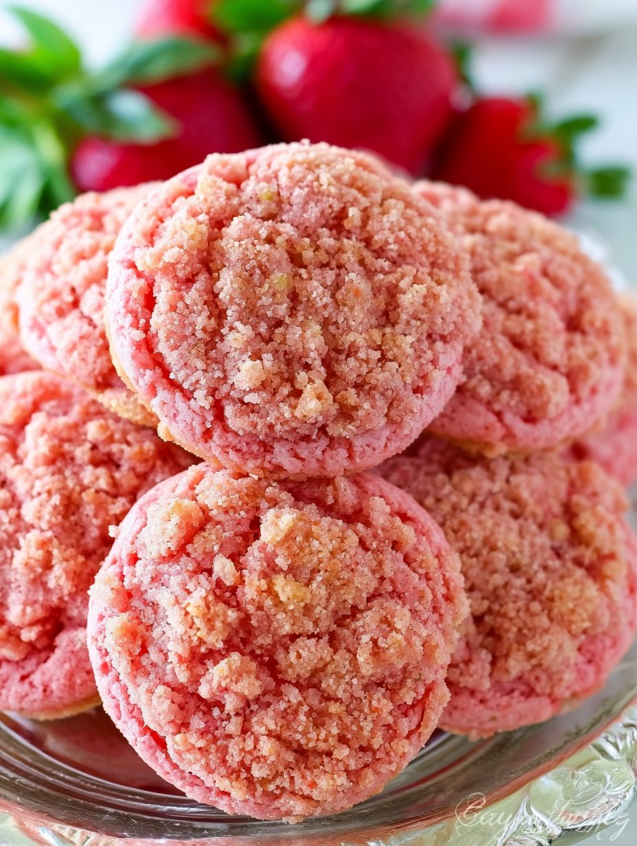 Galletas de Crujiente de Fresa