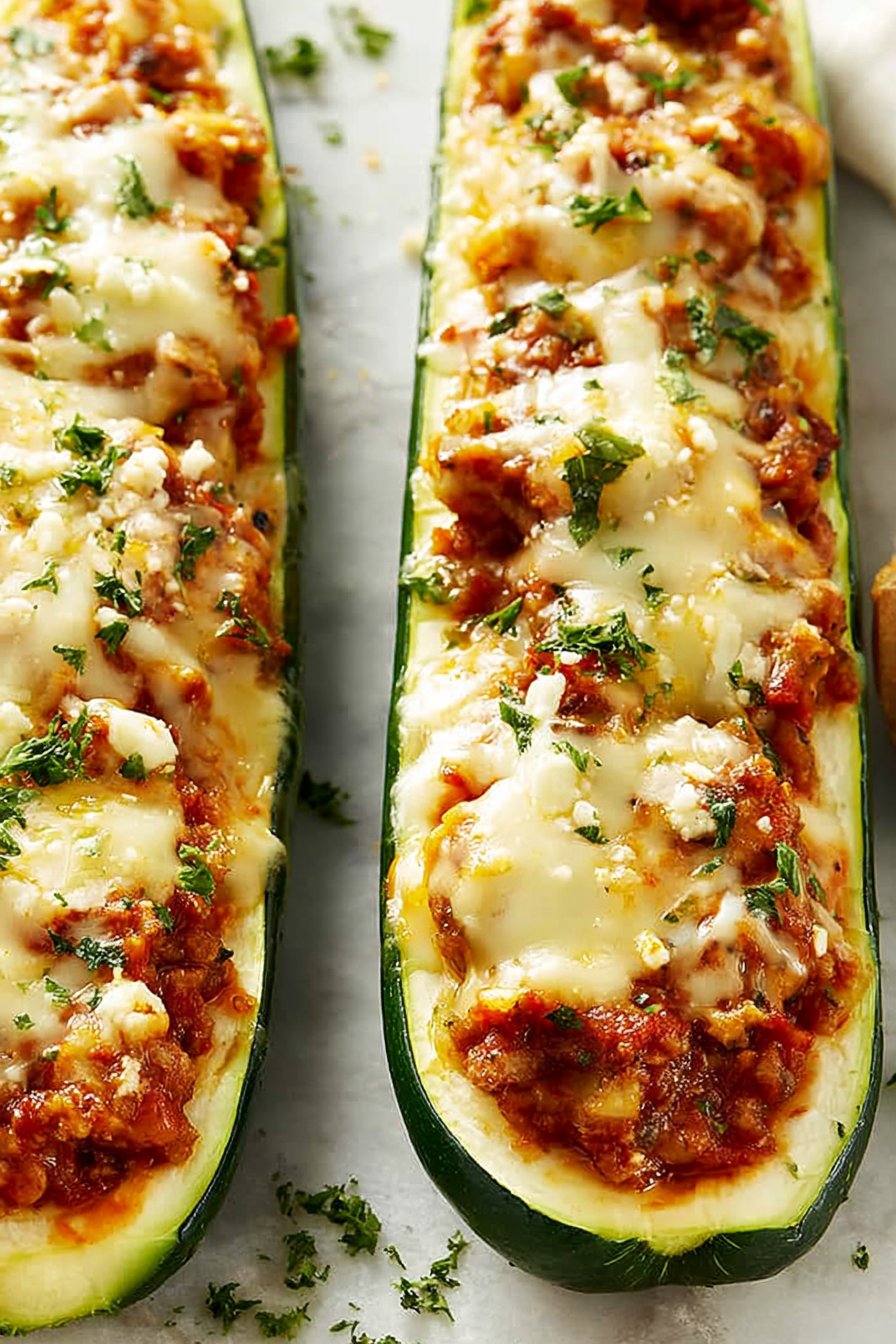 Stuffed Zucchini Boats