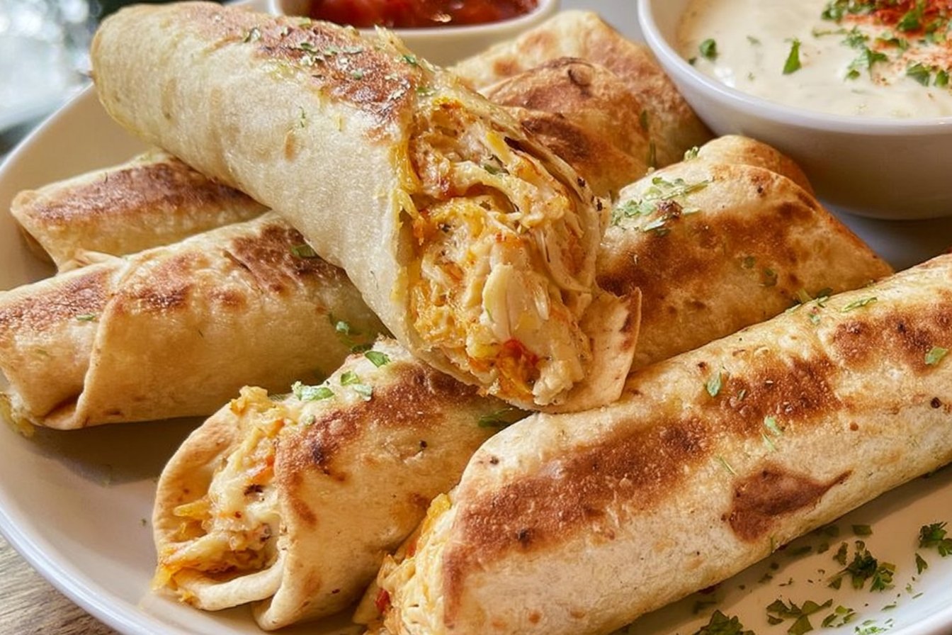 Gluten & Dairy Free Chicken Taquitos