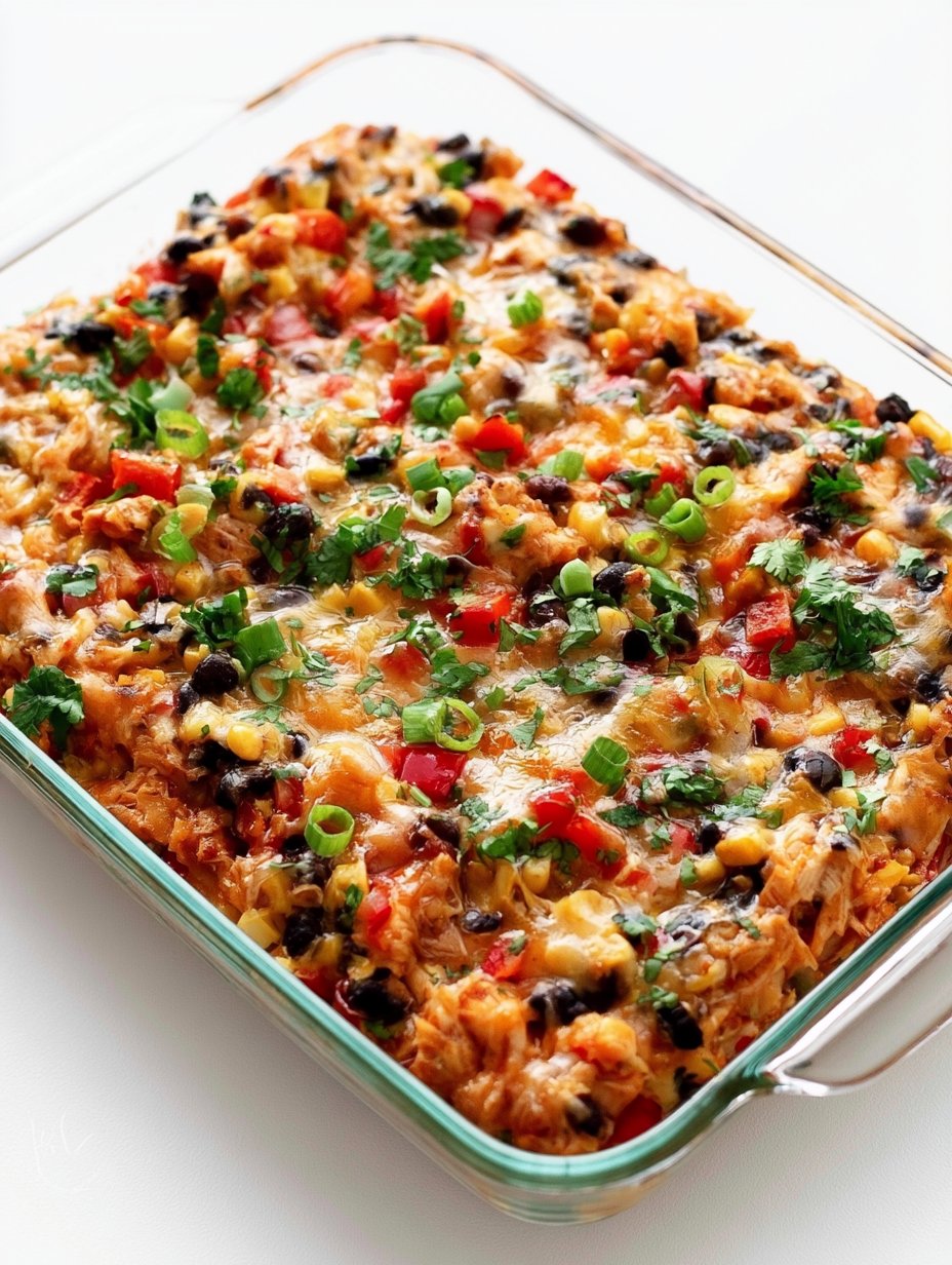 Cazuela de Burrito de Pollo