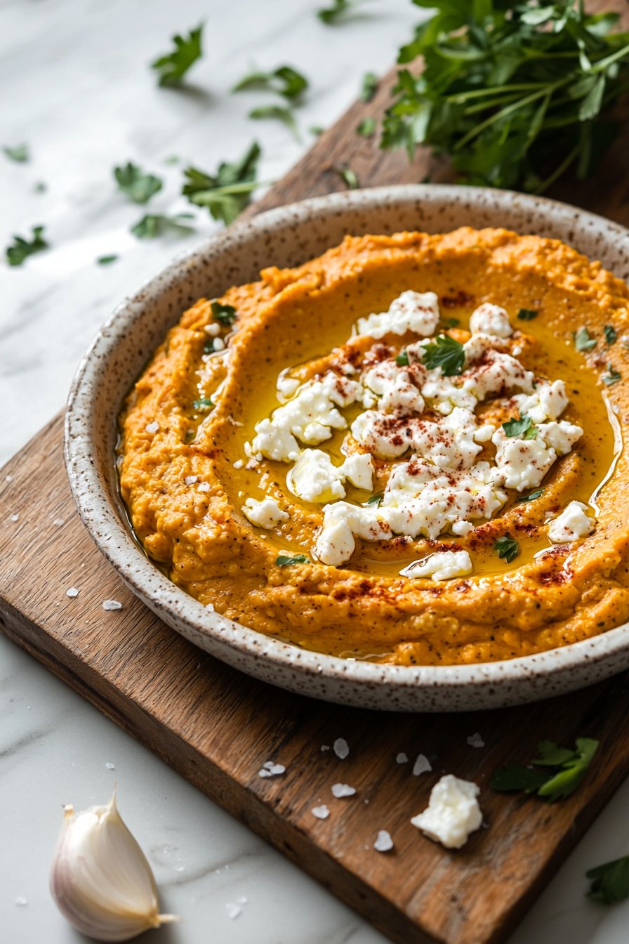 Pumpkin Whipped Feta Dip
