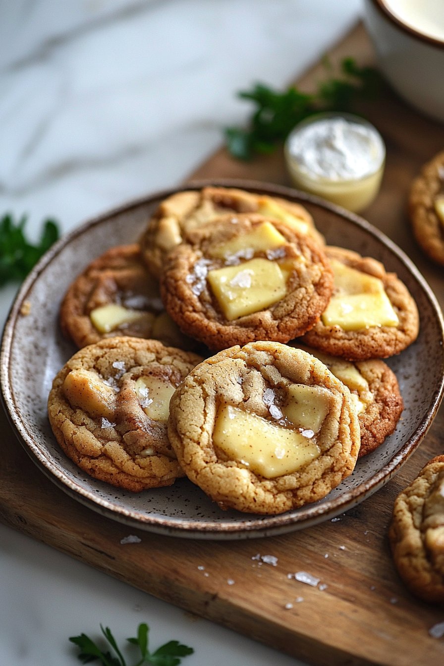 Apple Cider Cheesecake Cookies