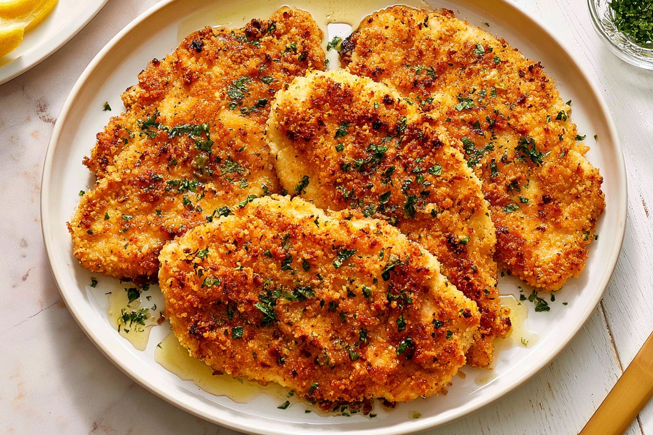 Crispy Oven Baked Chicken Cutlets 2 Crispy Baked Chicken Cutlets