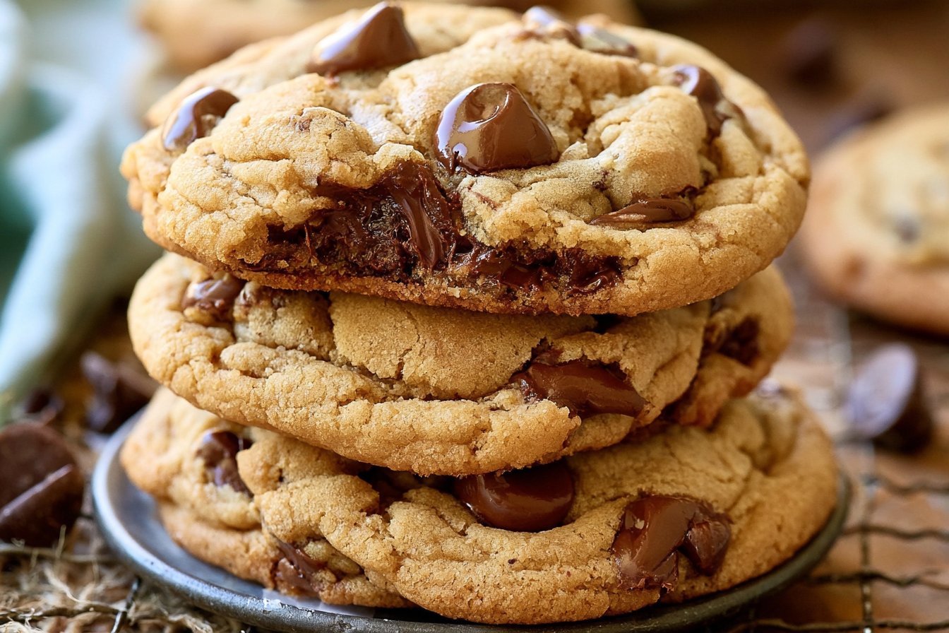 THE BEST CHEWY CHOCOLATE CHIP COOKIES