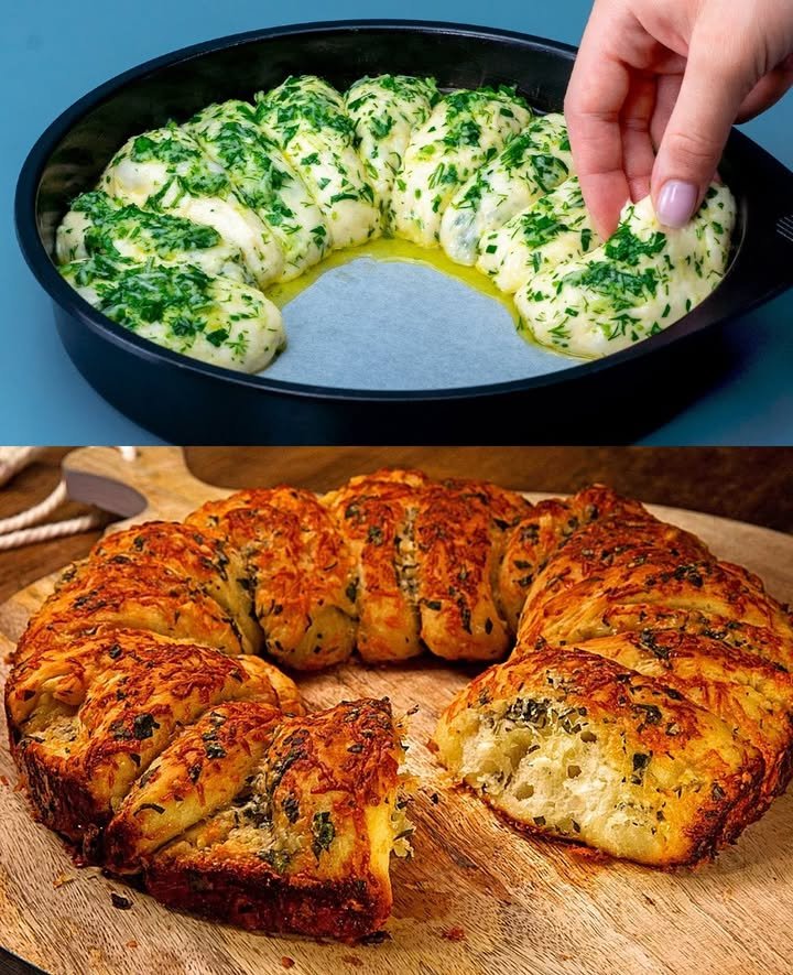 Käse-Garlic-Brötchen