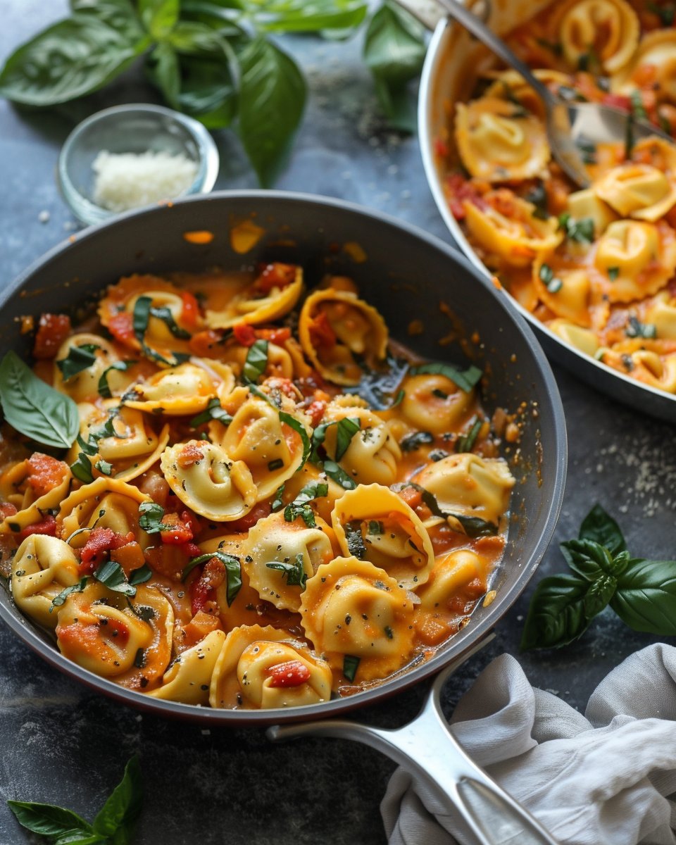 Beefy Tortellini Bake