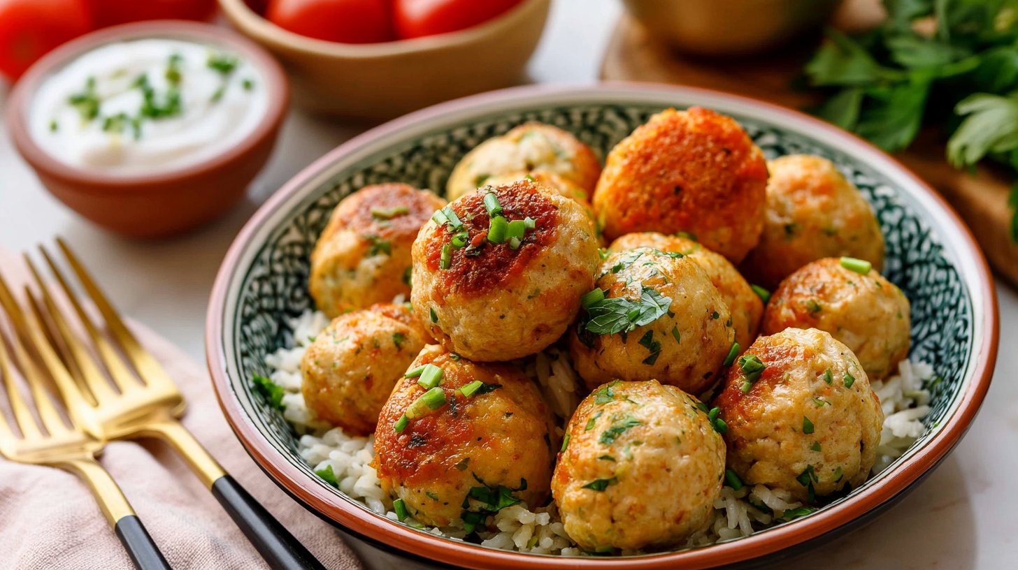 Healthy Quick and Easy Chicken Meatballs