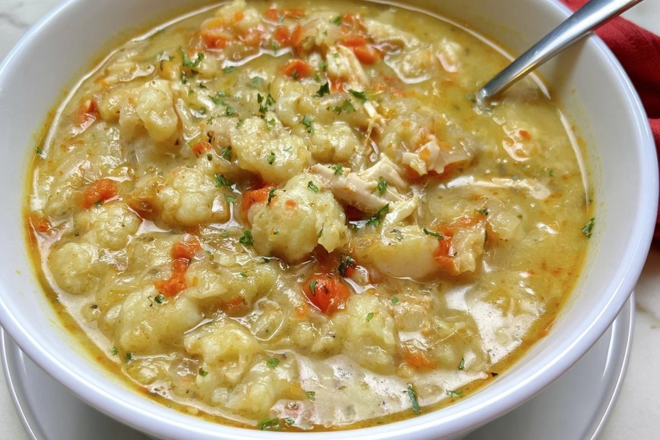 Cauliflower Chicken Soup
