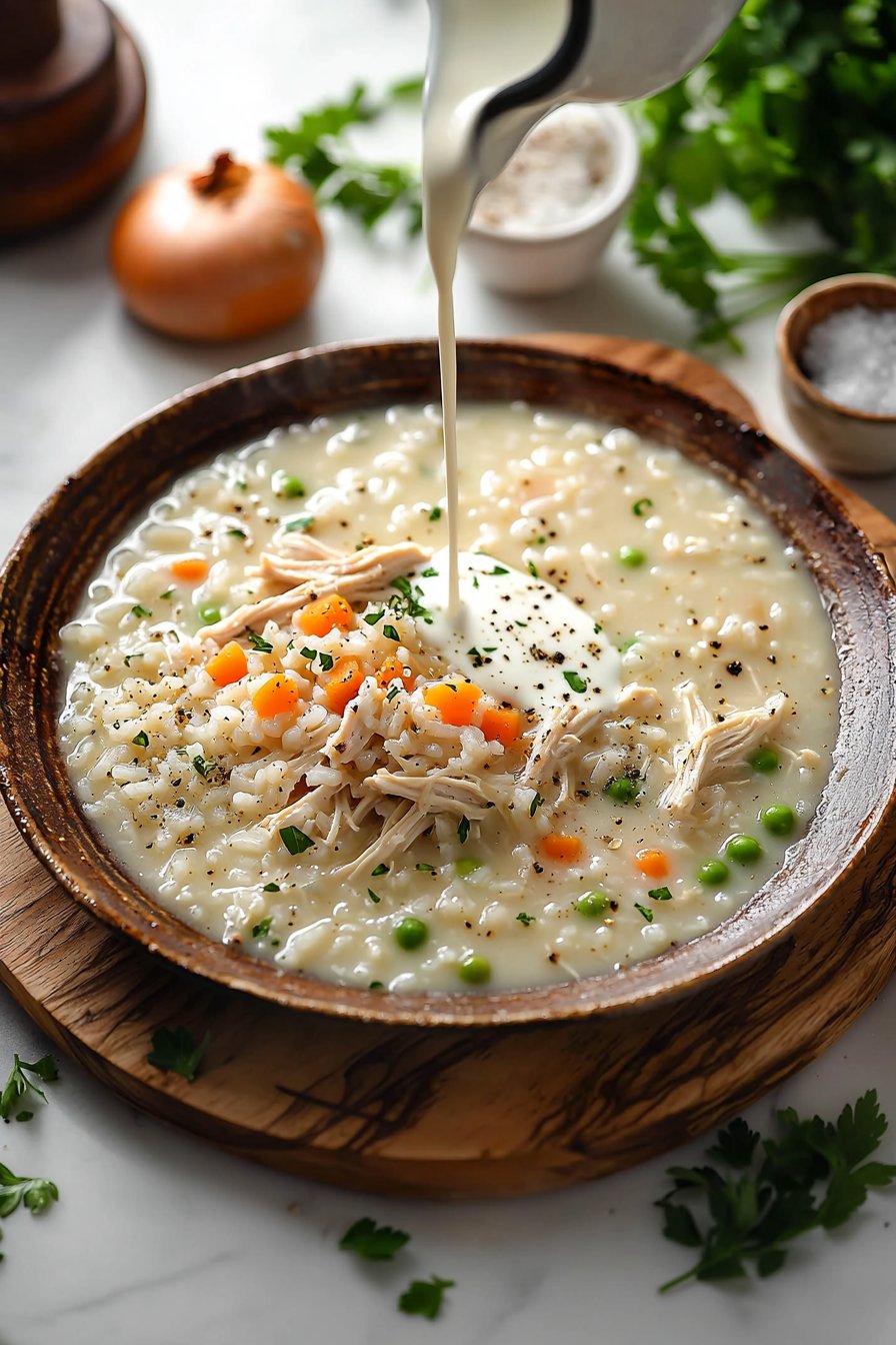 Creamy Chicken and Rice Soup