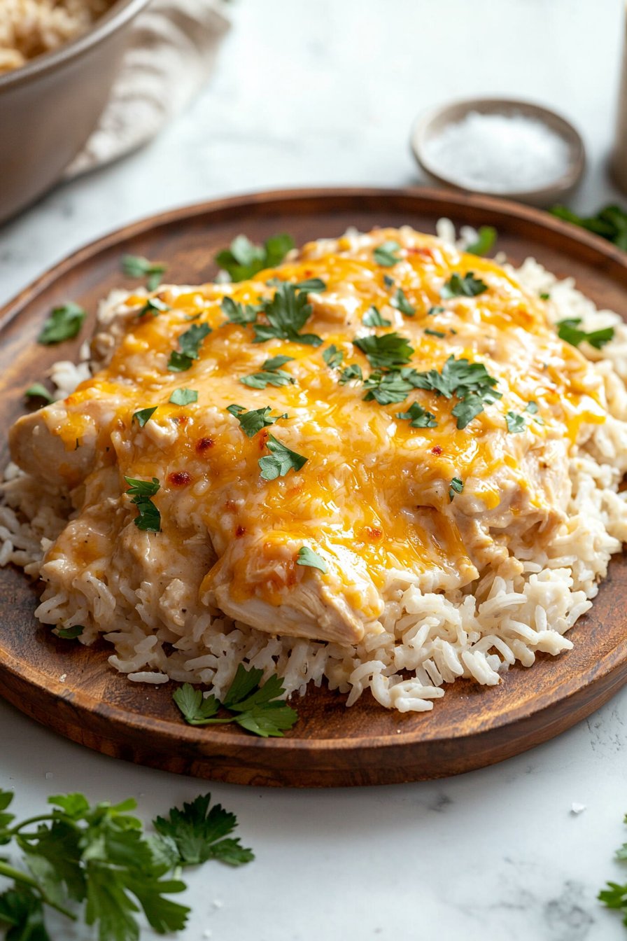 Angel Chicken Rice Casserole