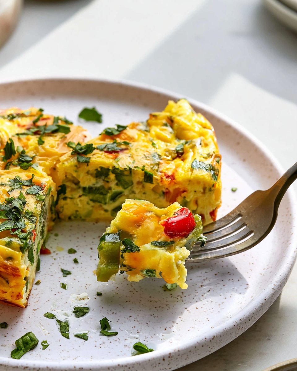 High-Protein Cottage Cheese Egg Bake
