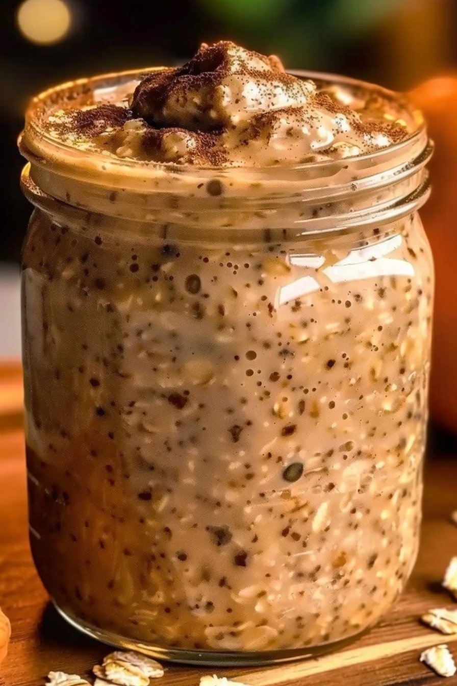 Gingerbread Protein Overnight Oats for a Quick Healthy Breakfast 2 Cozy Gingerbread Protein Overnight Oats | A Quick, Healthy Breakfast!