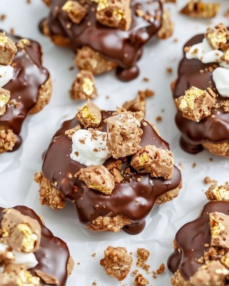 No Bake S'mores Clusters