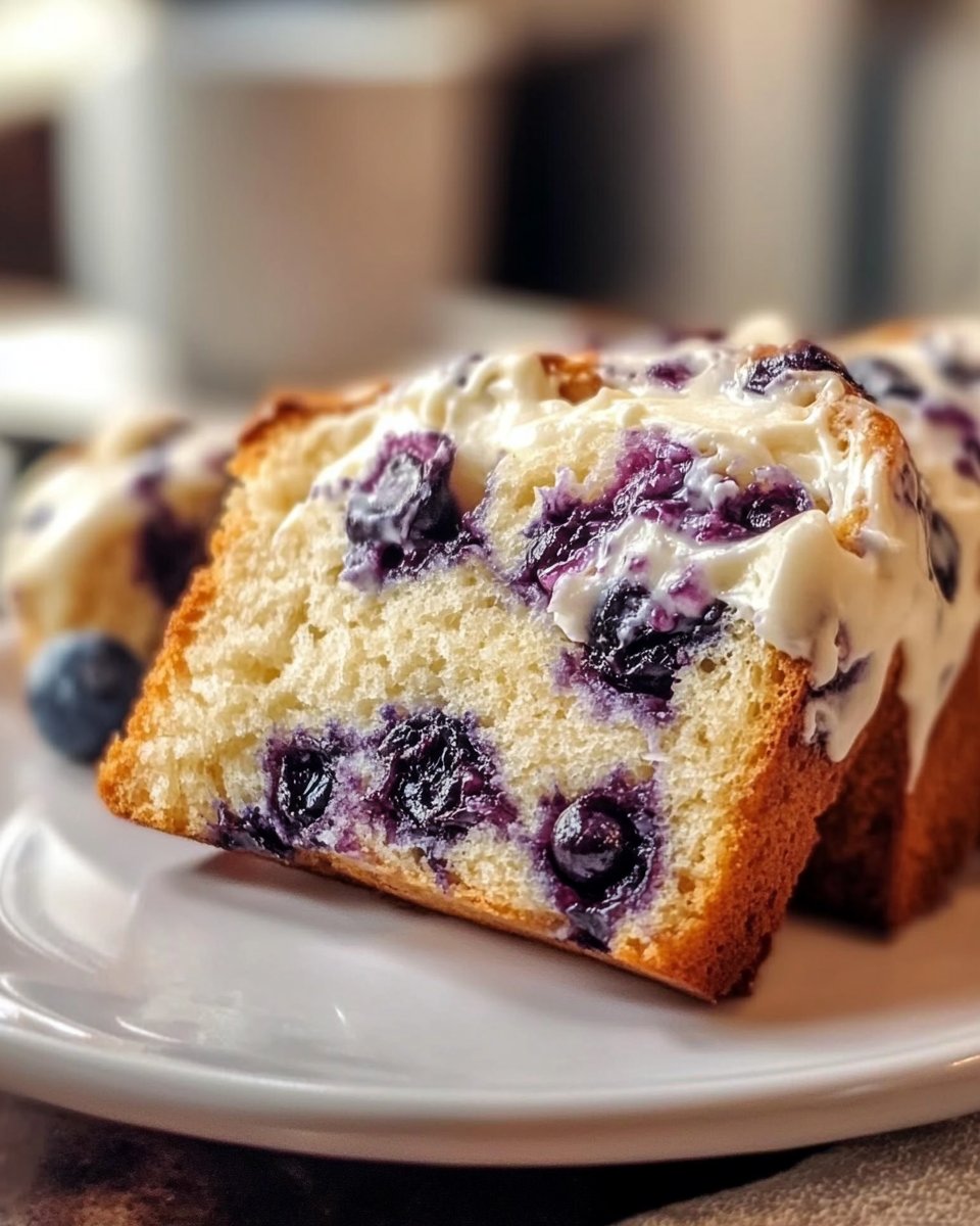 Blueberry Cream Cheese Bread