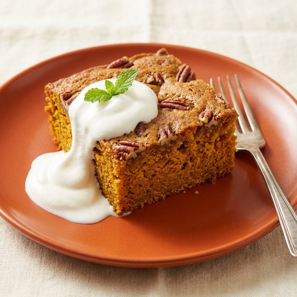 Pumpkin Dump Cake Made With Spice Cake Mix