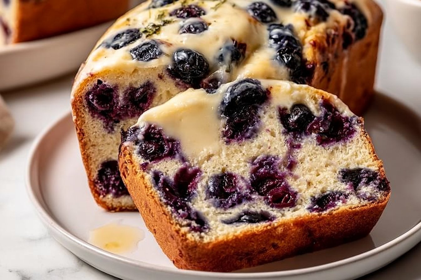 Blueberry Cream Cheese Bread