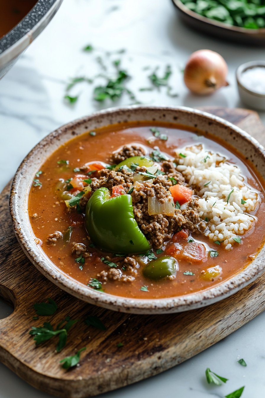 Stuffed Pepper Soup