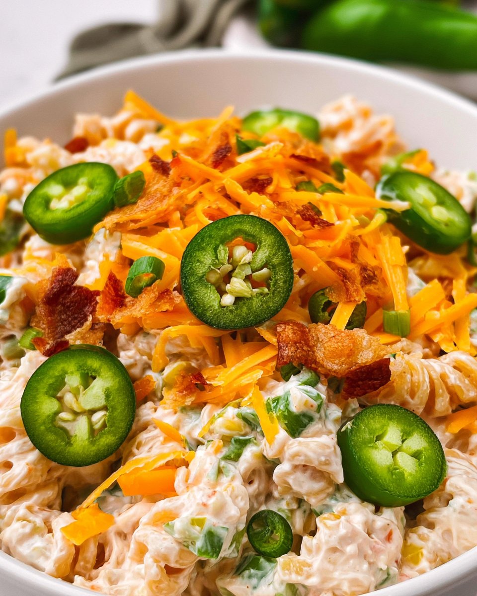 Jalapeño Popper Pasta Salad