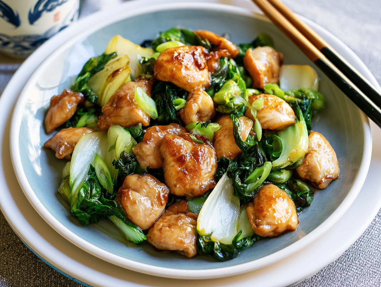 Chicken Bok Choy Stir-Fry