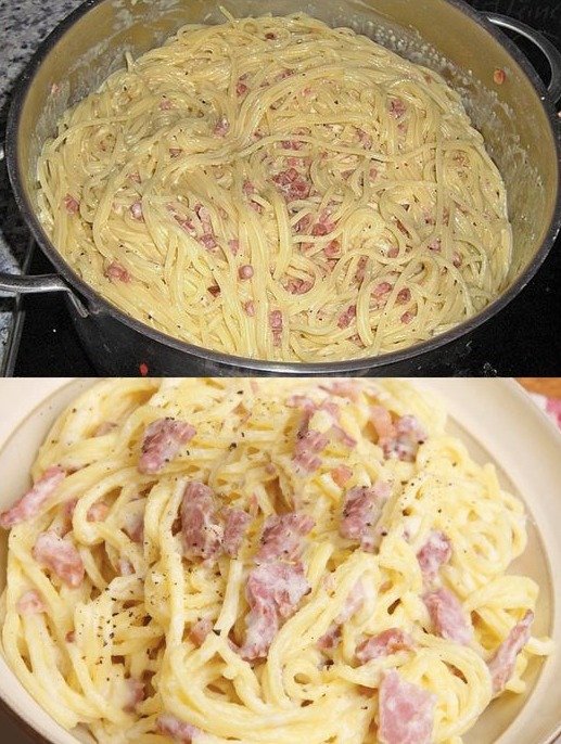 Spaghetti alla Carbonara South Tyrolean Style