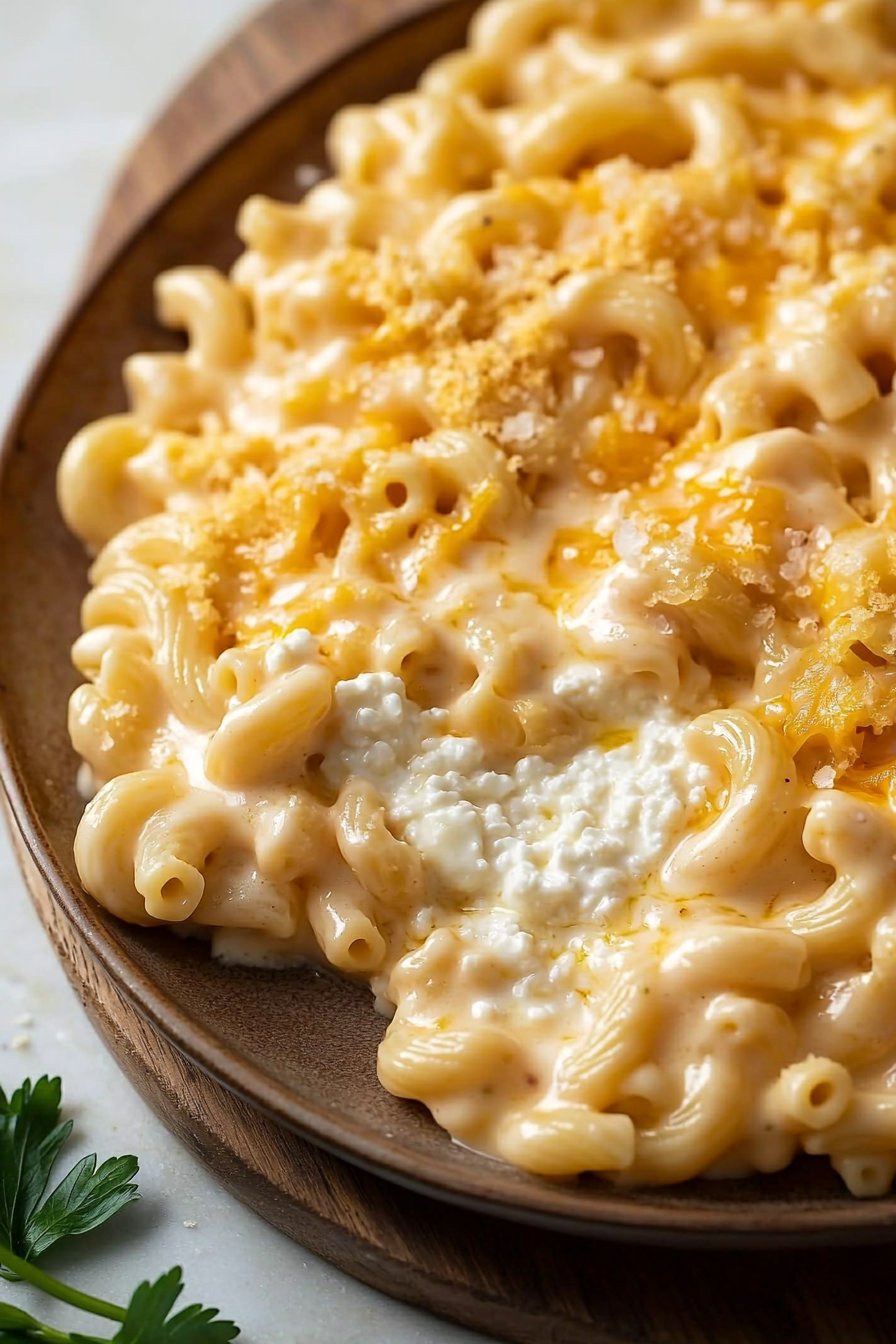 Hüttenkäse Mac und Käse