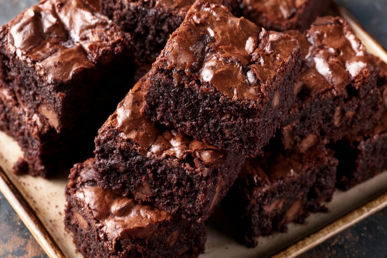The BEST fudgy brownies
