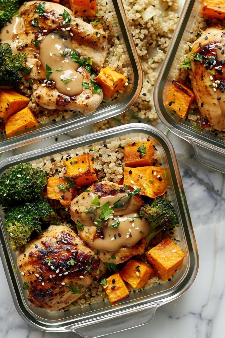 Chicken Sweet Potato Bowl Meal Prep 1 Sunday Meal Prep for Chicken Sweet Potato Bowl