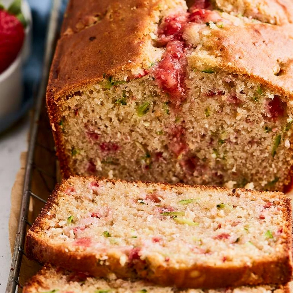 Easy Strawberry Zucchini Bread Recipe
