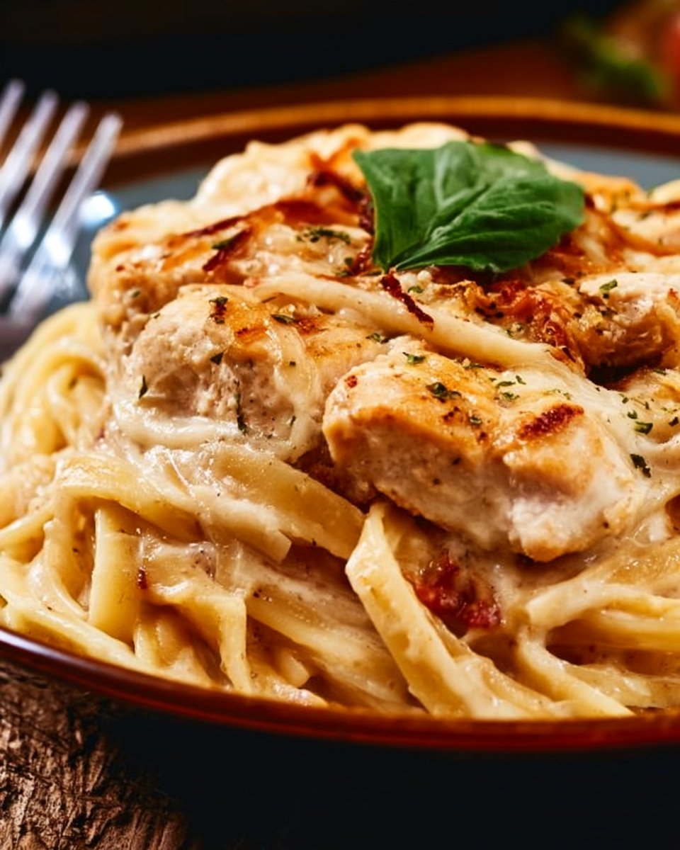 Creamy Chicken Fettuccine