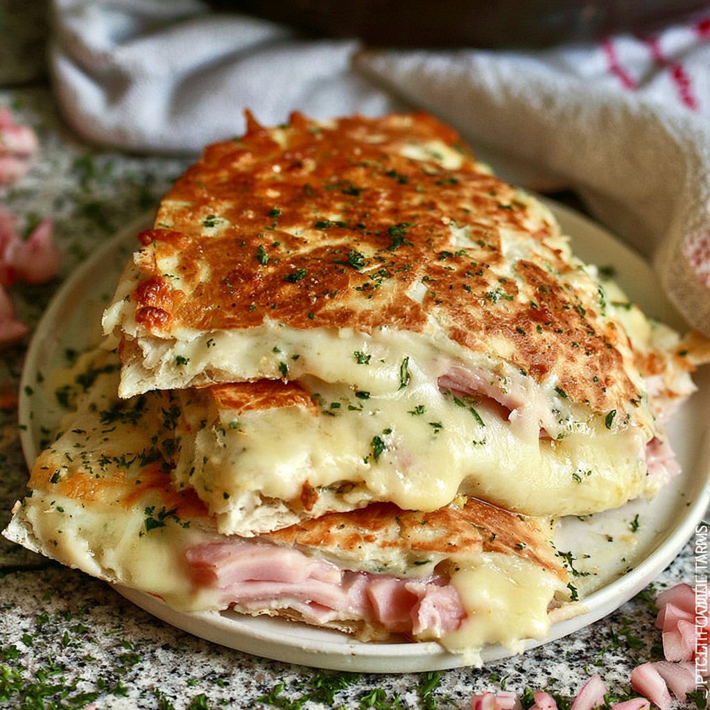 Chicken Cordon Bleu Quesadilla - Easy Recipe - Pitchfork Foodie Farms