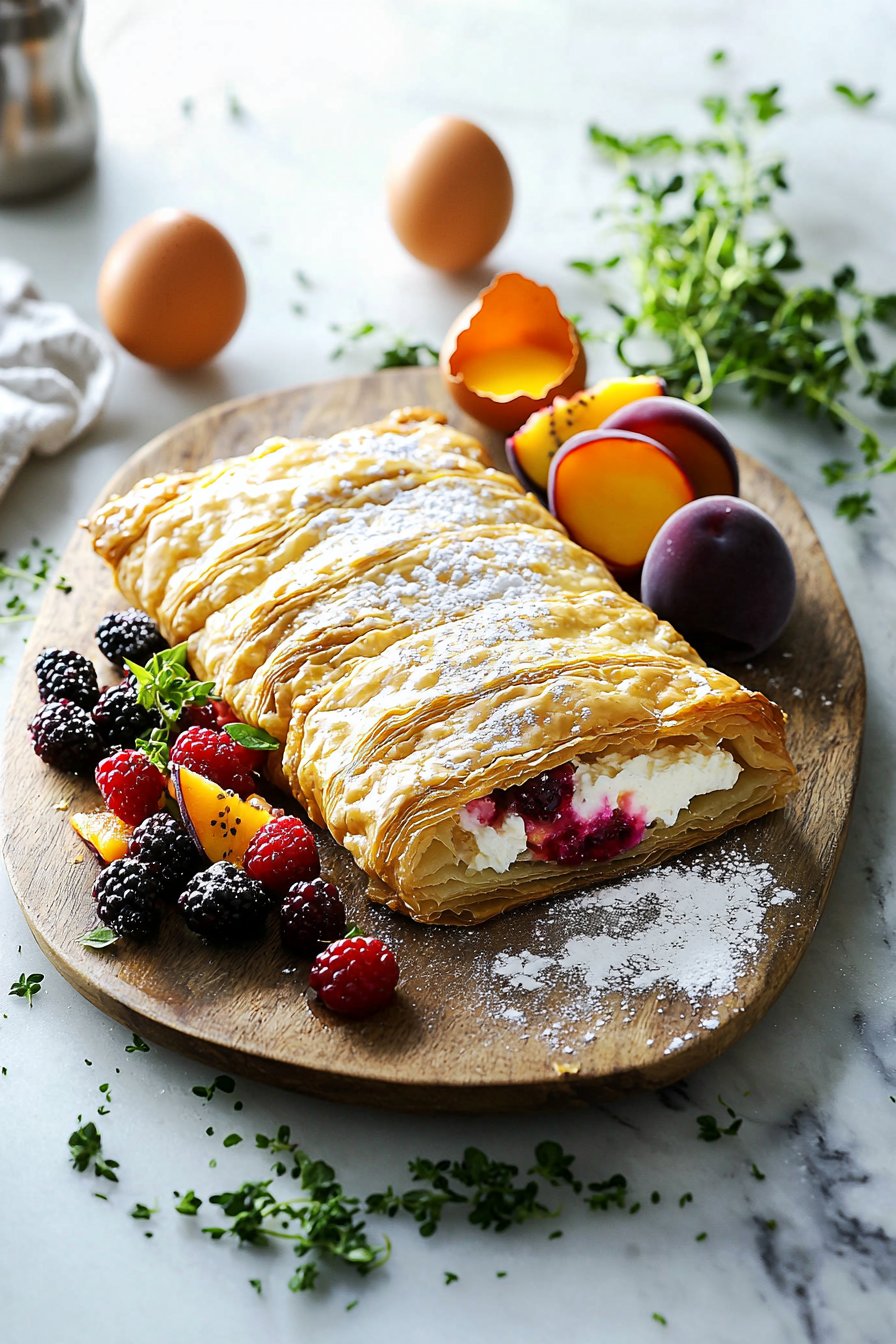 Fruit & Cream Cheese Danish Pastry
