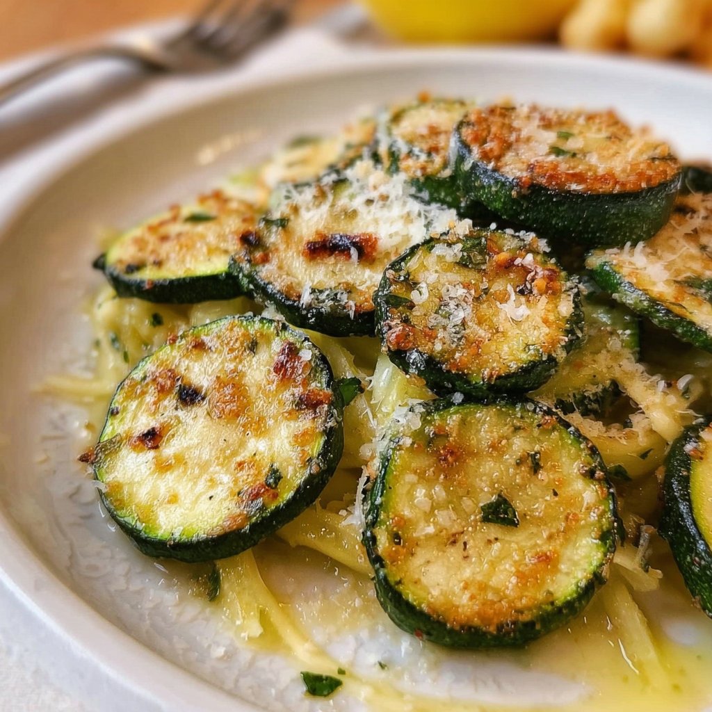 Roasted Zucchini with Parmesan