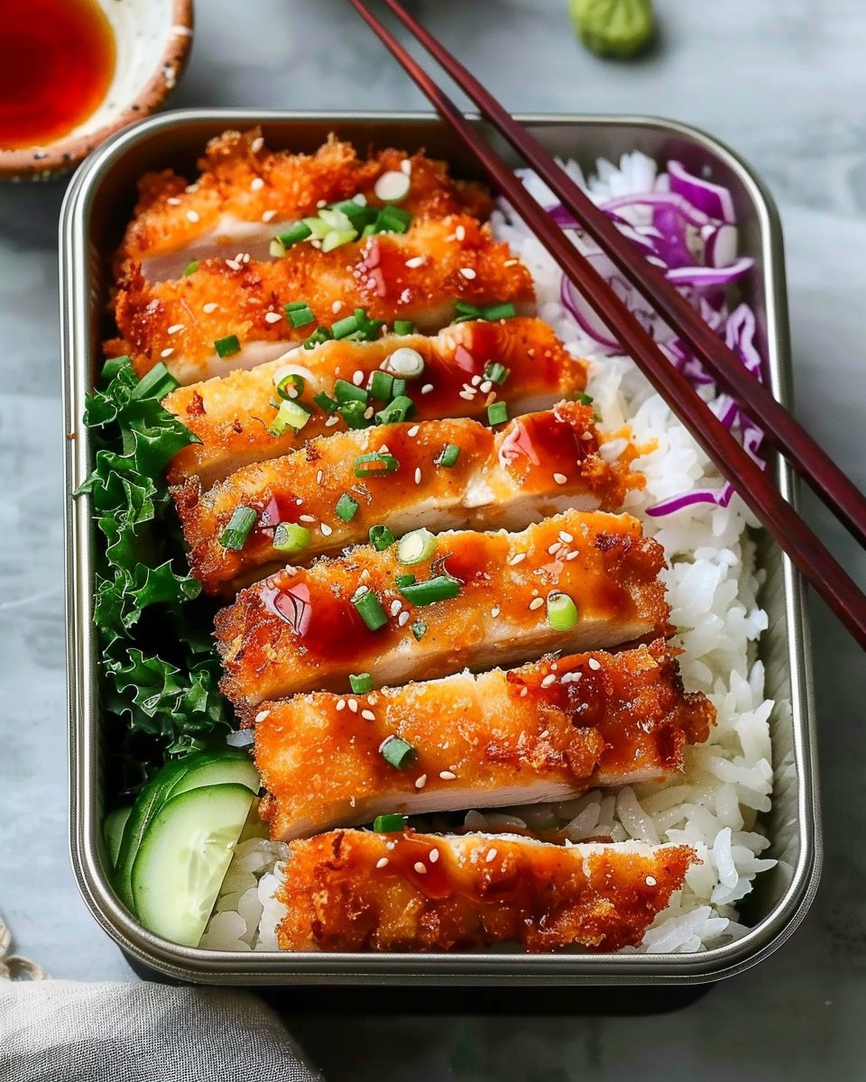 Chicken Katsu Bento Box (Easy Japanese Lunch Idea)